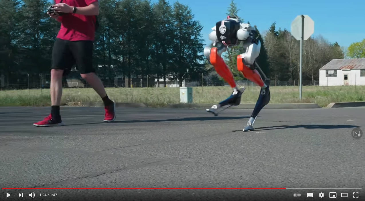 Robot runs 5K
