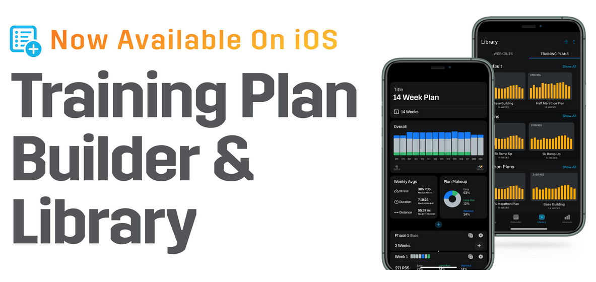 Stryd Training Plan Builder +Plan Library - now available on iOS