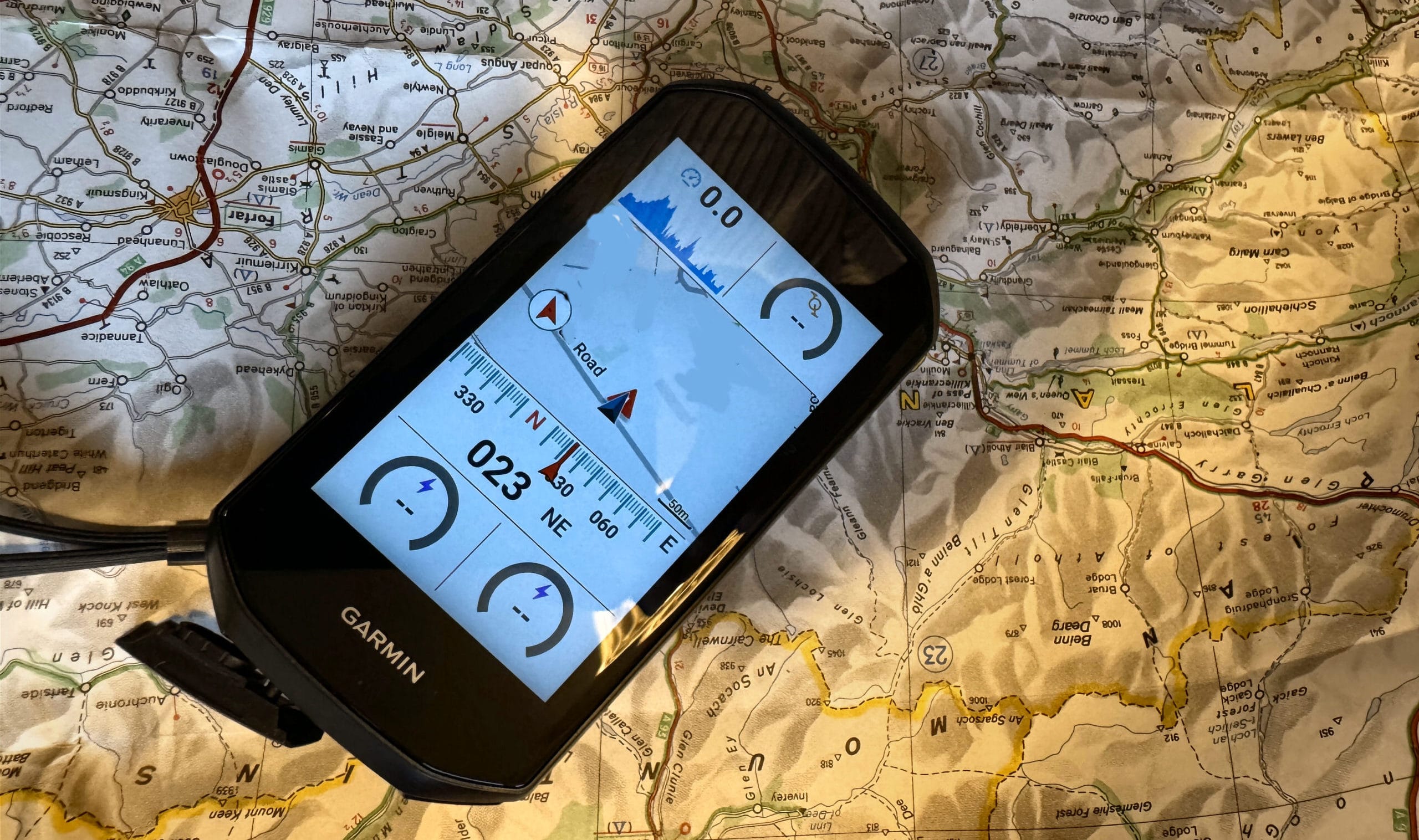 Garmin adds Map Data field and Compass Data field